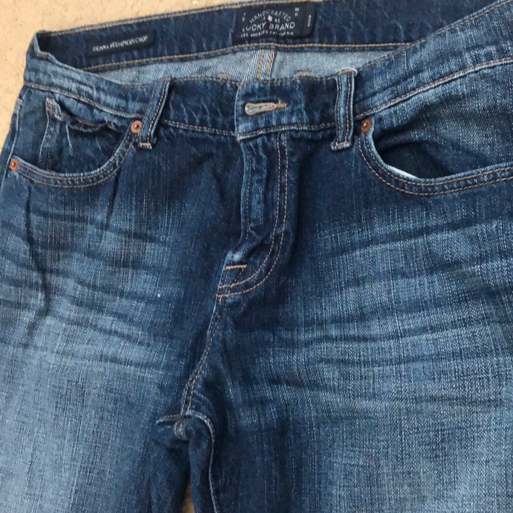 Lucky brand crop jeans size 8/29